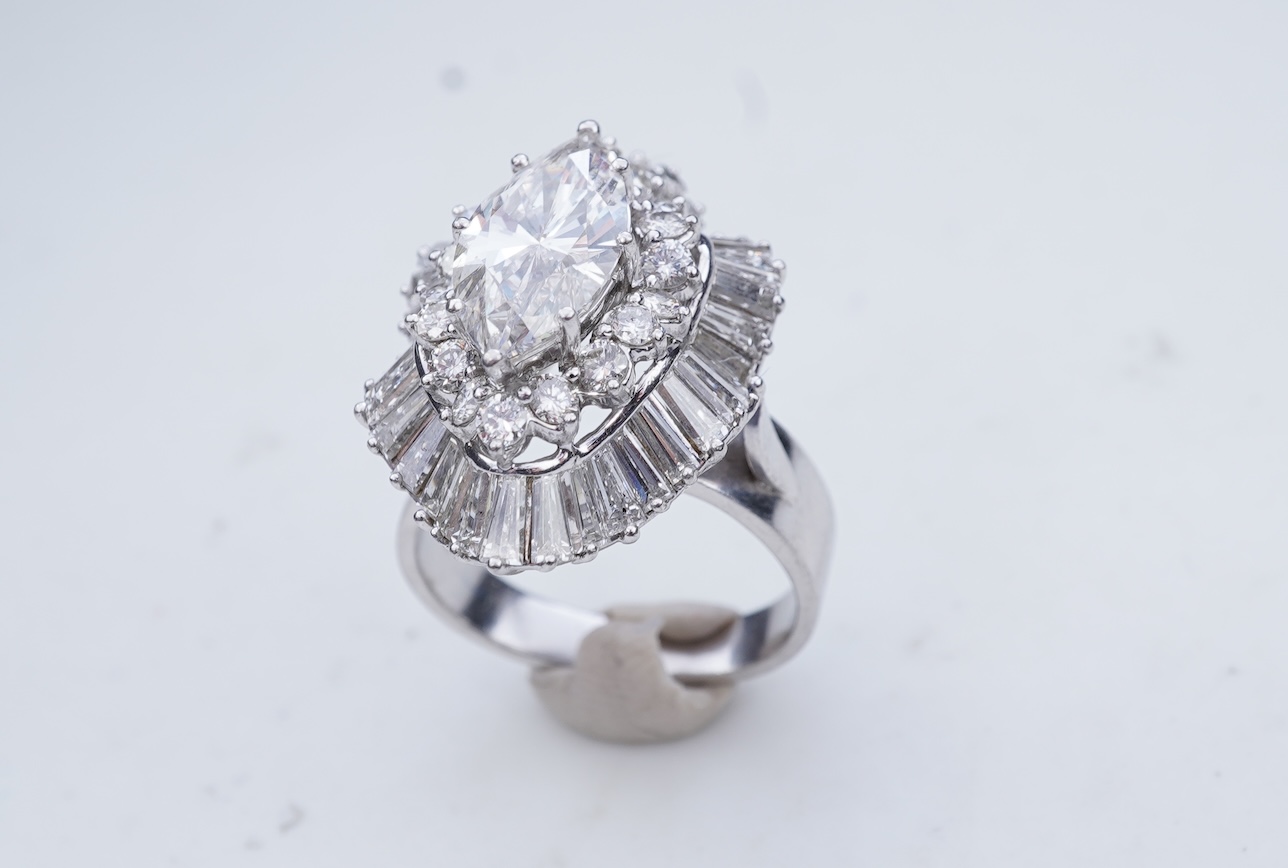 A diamond ring, 1960s